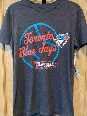 MLB Women’s Toronto Blue Jays Navy Graphic Short Sleeve Tee